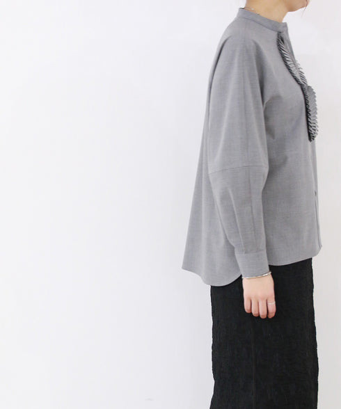 再入荷【SOI-MeME】pleats jabot blouse